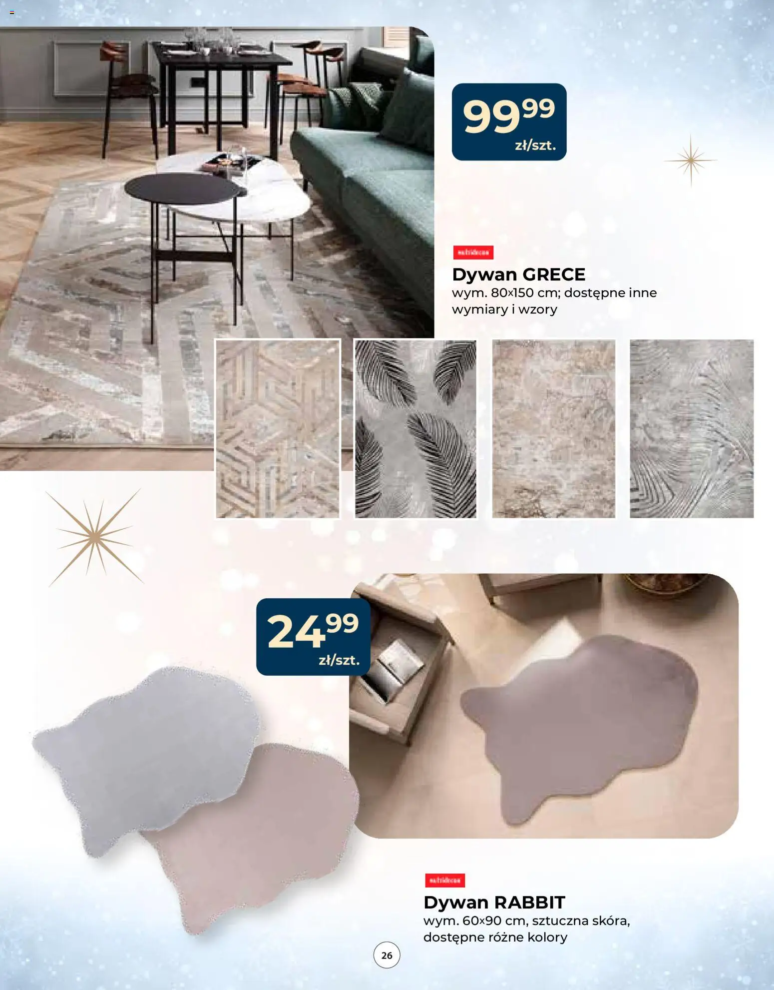 Mrówka Gazetka od 04.12.2025 | Strona: 26 | Produkty: Dywan