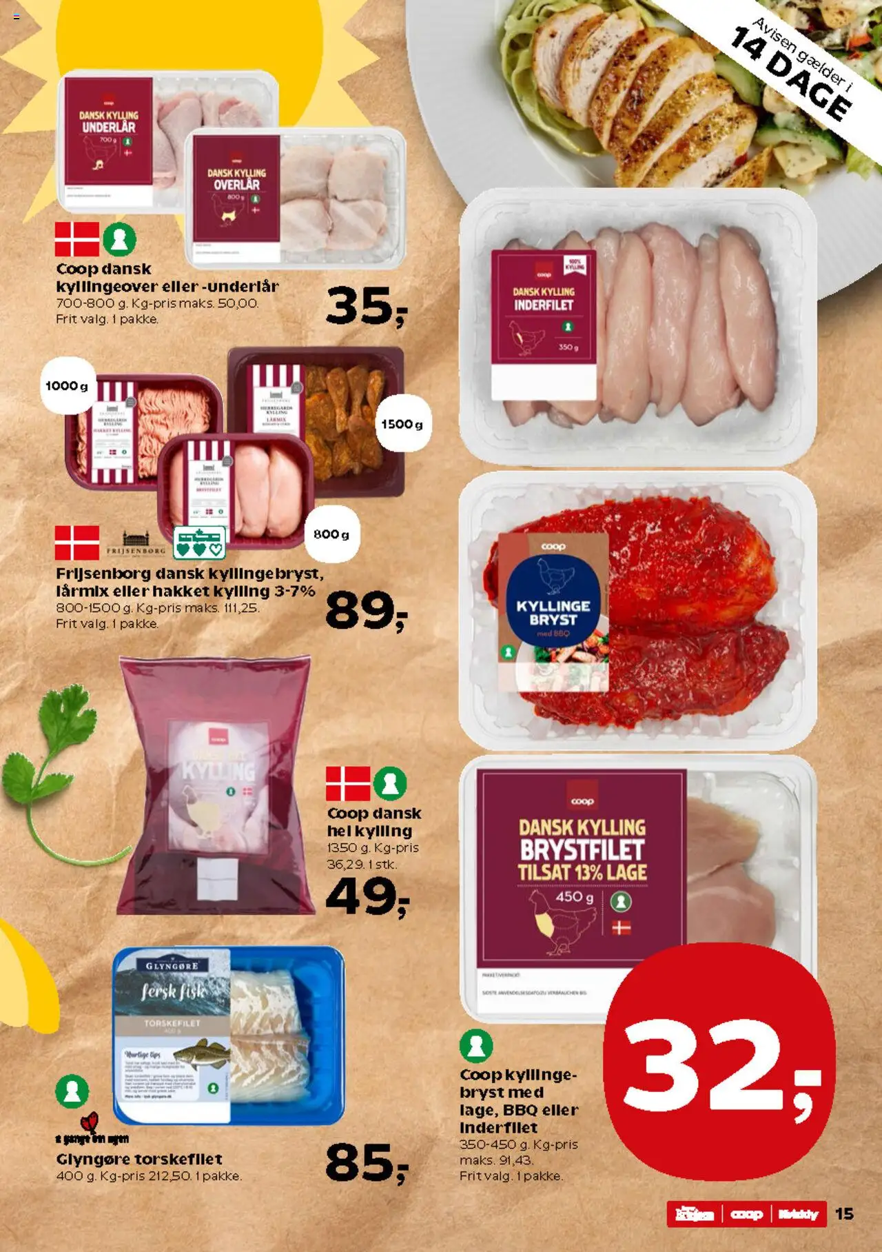 Kvickly Tilbudsavis gyldig fra 04.07.2025 | Side: 17 | Produkter: Fisk, Torskefilet