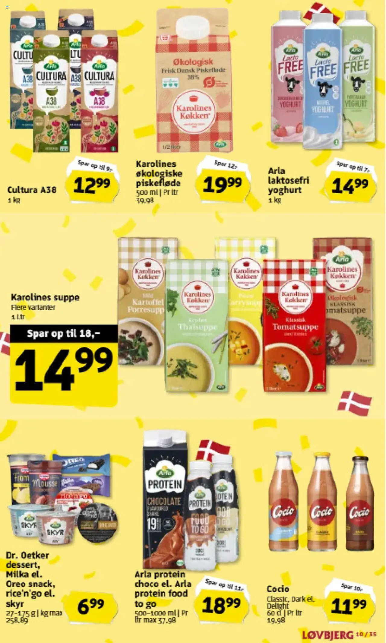 Løvbjerg tilbudsavis – gyldig fra 19.09.2025 | Side: 10 | Produkter: Yoghurt, Skyr, Suppe, Oreo