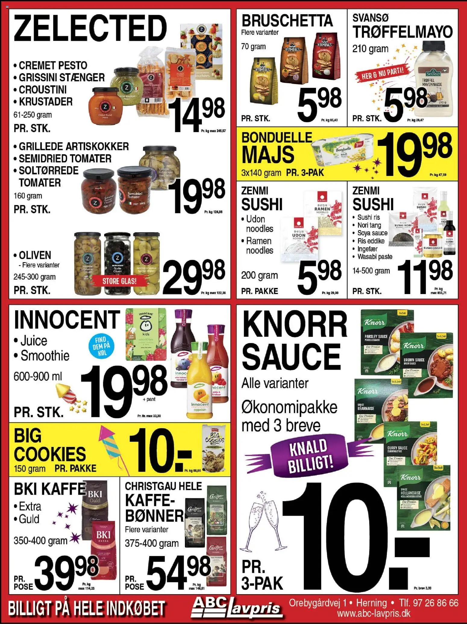 Abc Lavpris tilbudsavis – gyldig fra 24.12.2025 | Side: 7 | Produkter: Ingefær, Ris, Bønner, Oliven