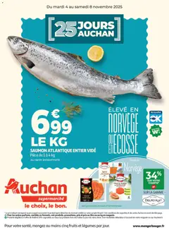 Auchan - 25 JOURS AUCHAN, ça continue dans votre super - Voorbeeld van een folder van Auchan, geldig van 04.11.2025