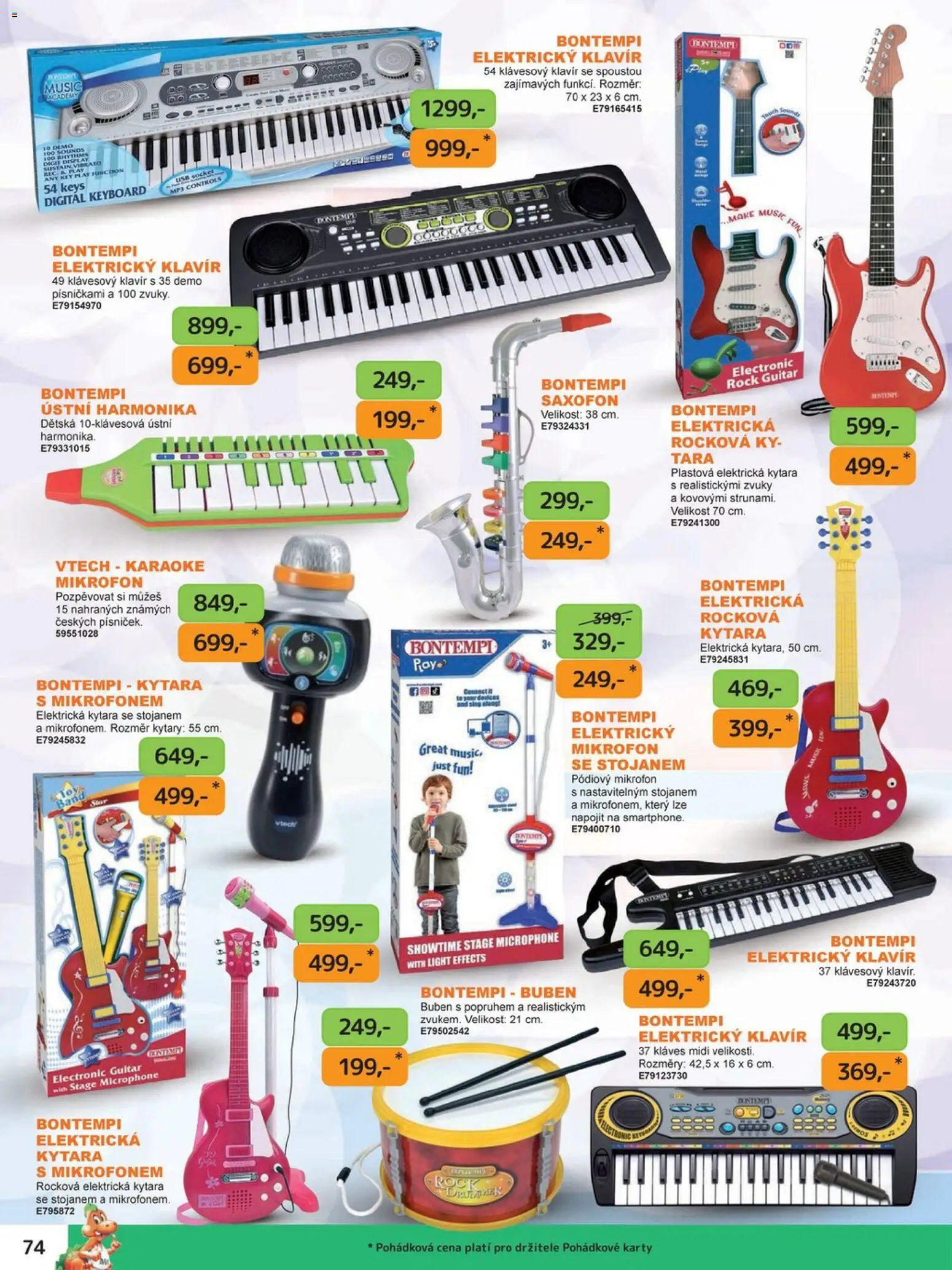 Dráčik leták od 03.10.2025 | Strana: 84 | Produkty: USB, Kytara, Saxofon, Karty