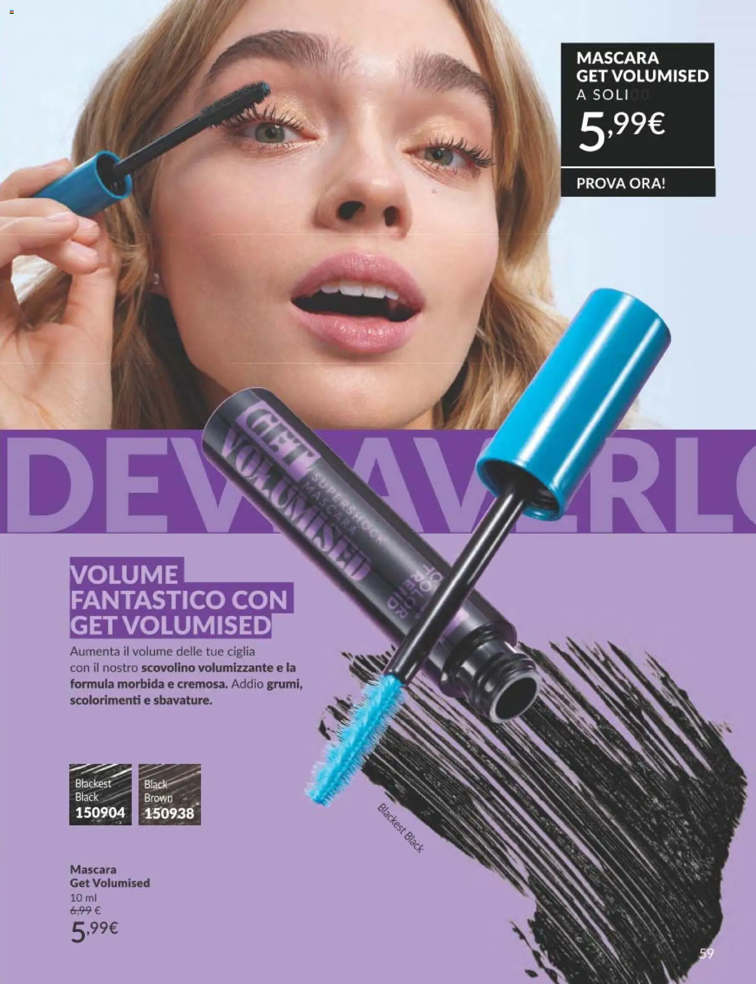 Volantino Avon del 01.03.2026 | Pagina: 59 | Prodotti: Mascara