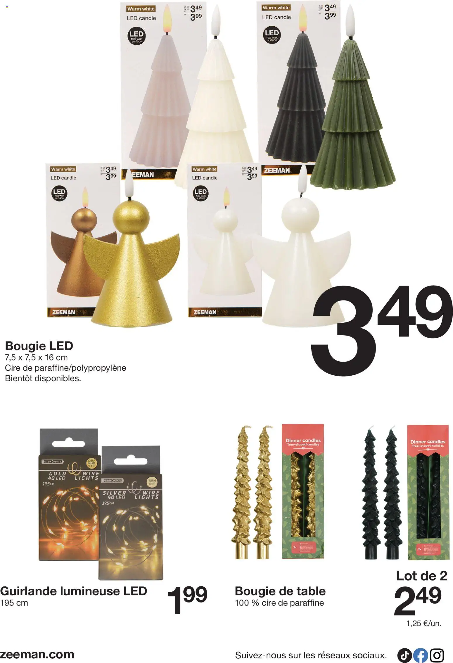 {H1} | Page: 28 | Produits: Cire, Guirlande lumineuse, Table