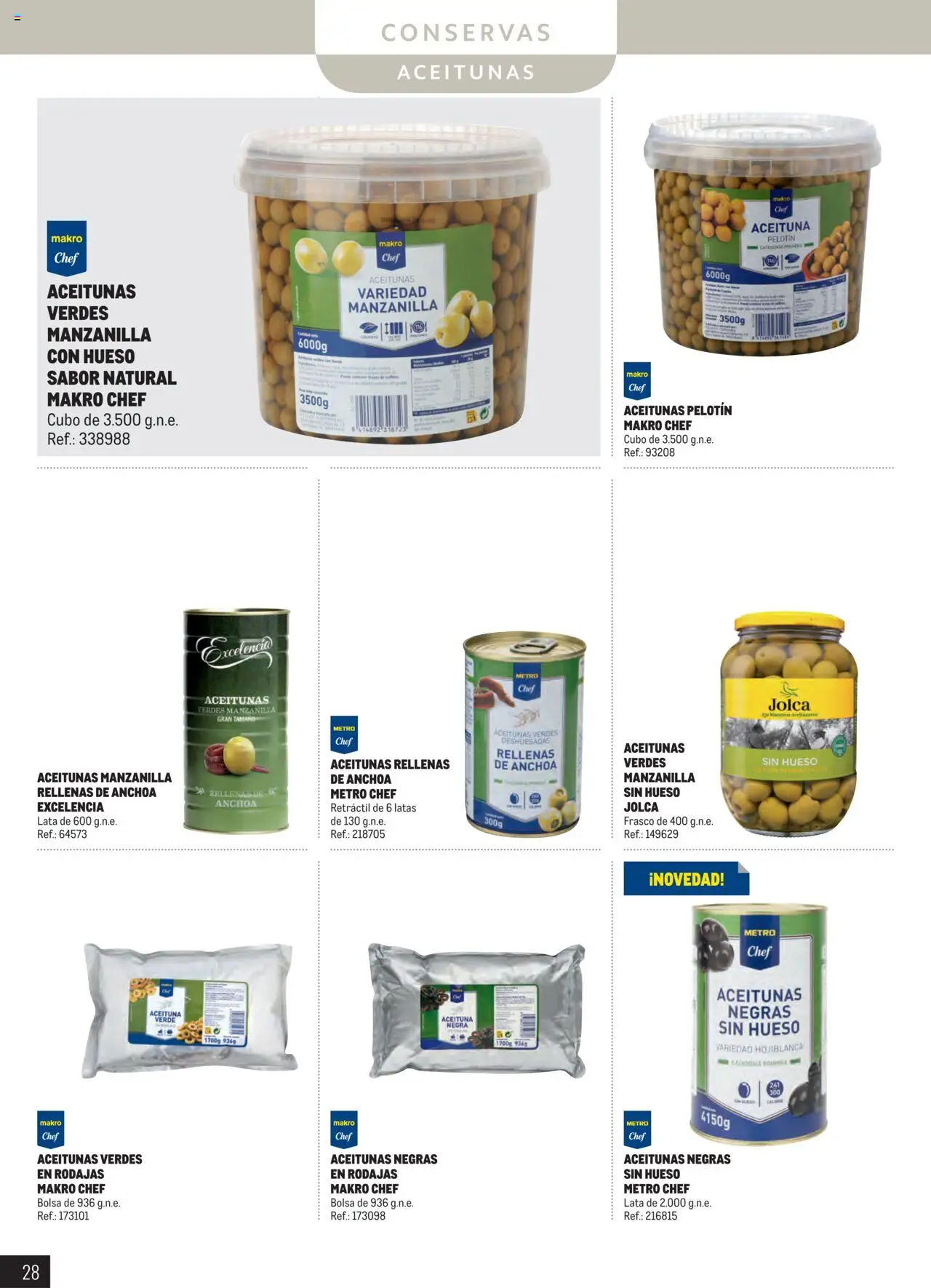 Makro - Despensa Península │ válido desde el 04.03.2025 | Página: 28 | Productos: Bolsa, Anchoa