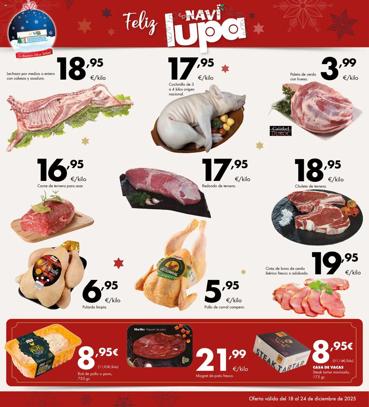 Lupa Supermercados folleto │ válido desde el 18.12.2025 | Página: 2 | Productos: Cerdo