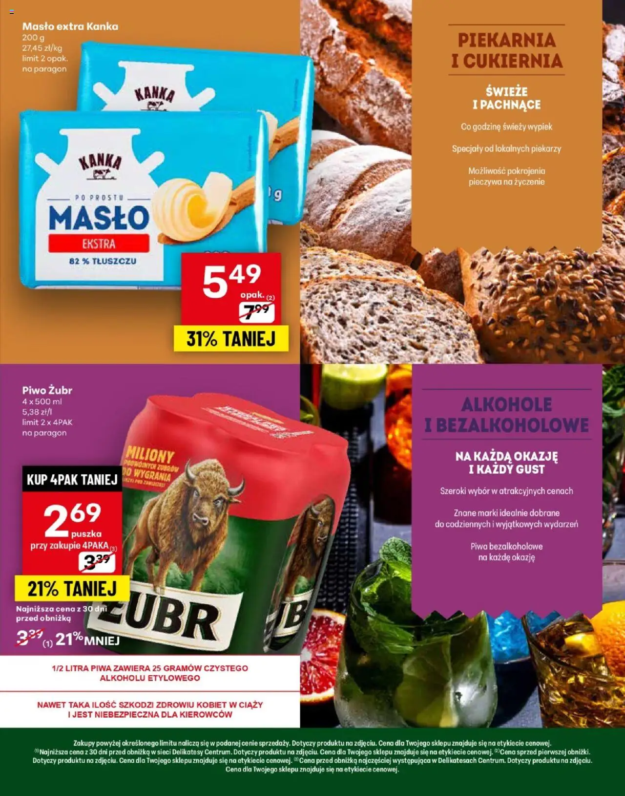 Delikatesy Centrum Gazetka - Warszawa Otwarcie od 09.10.2025 | Strona: 3 | Produkty: Piwo żubr, Piekarnia, Delikatesy, Piwo