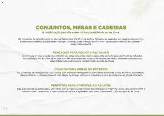 Pré-visualização Espaço Casa folheto Ar Livre 2026 válido de 07.03.2026 | Página: 20 | Produtos: Cadeiras