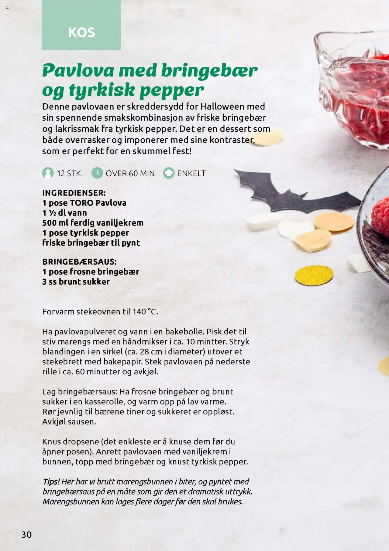 {H1} | Side: 30 | Produkter: Parmesan râpé, Grep, Strandväska, Nappflaska