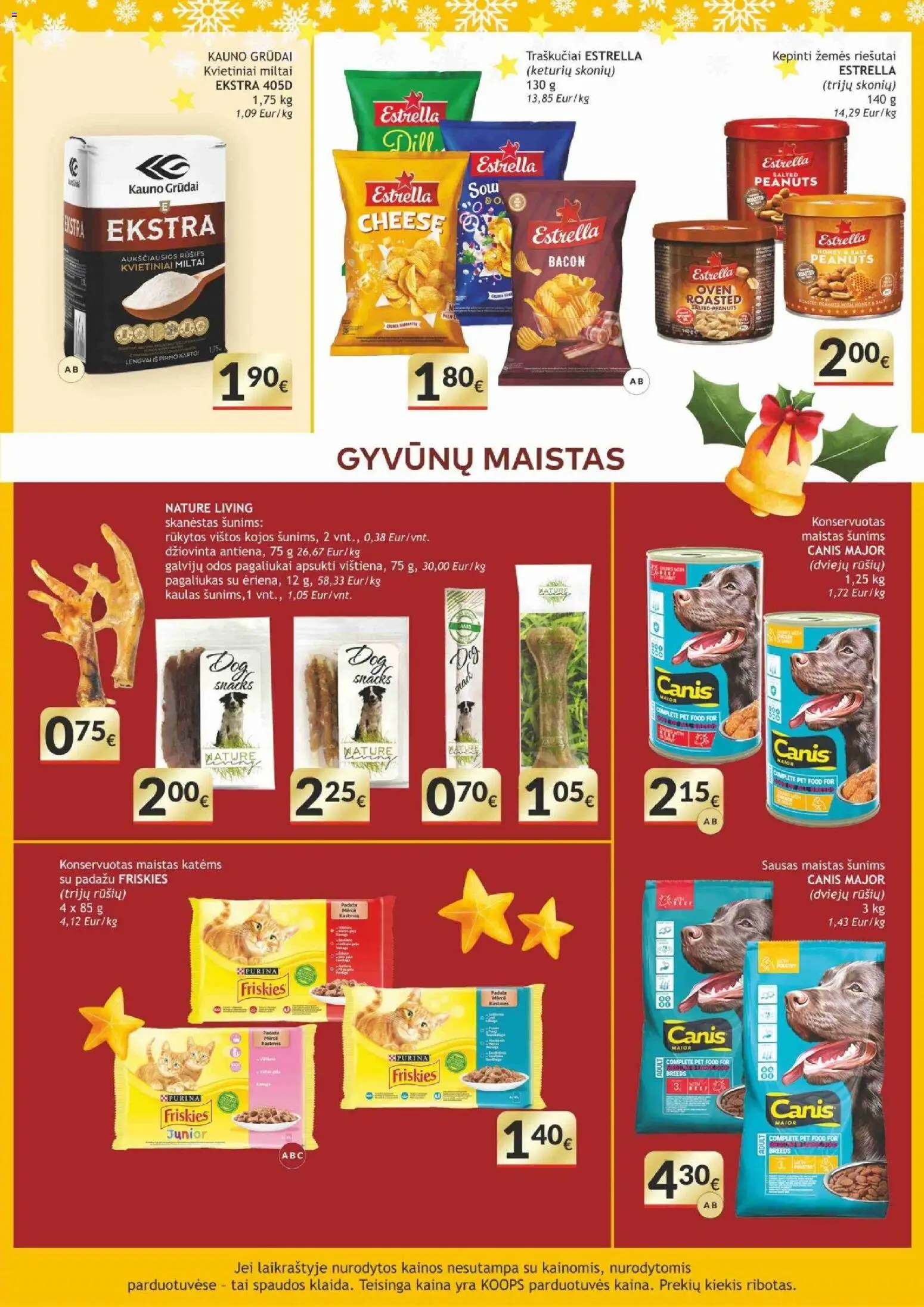 Koops akcijos nuo 15.12.2025 | Puslapis: 17 | Prekių: Riešutai, Miltai, Traškučiai