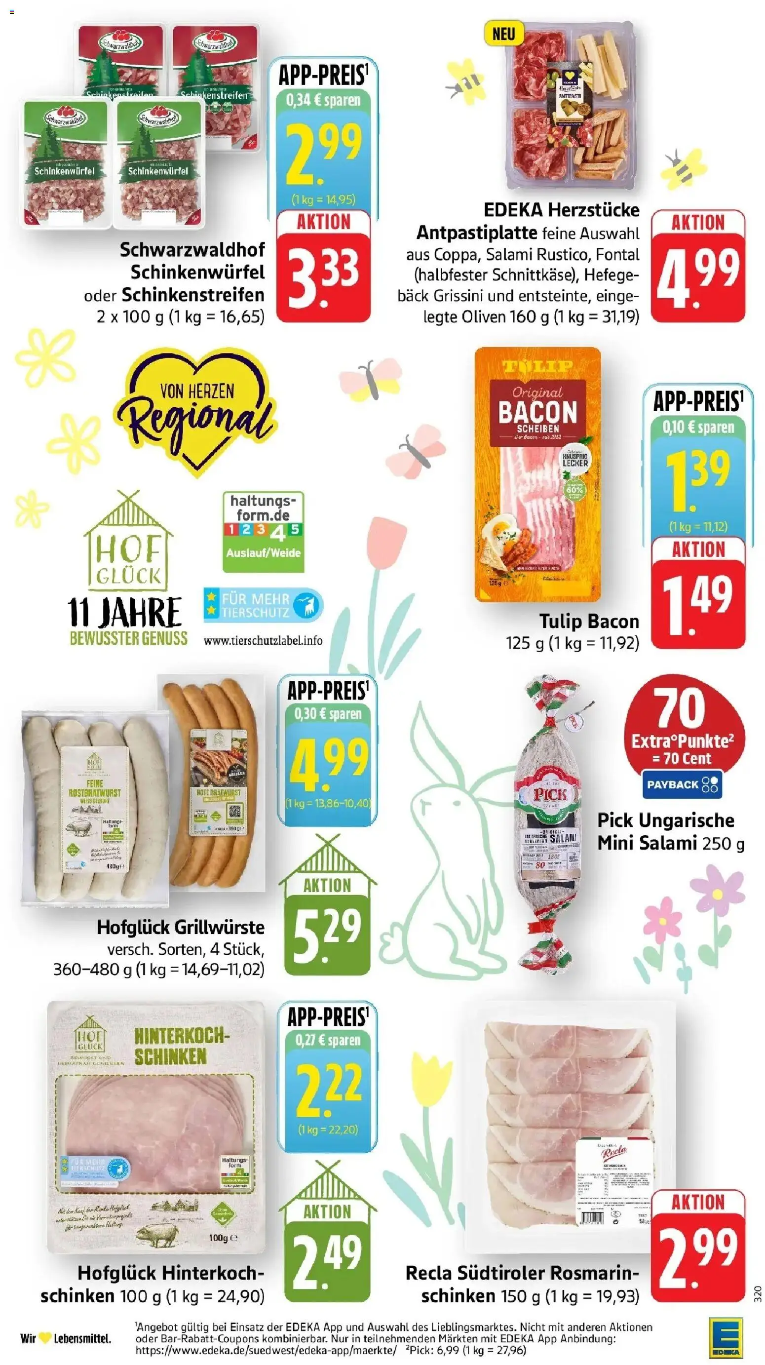 Angebote – gültig ab 30.03.2026 | Seite: 18 | Produkte: Bratwurst, Salami, Schinken, Griller