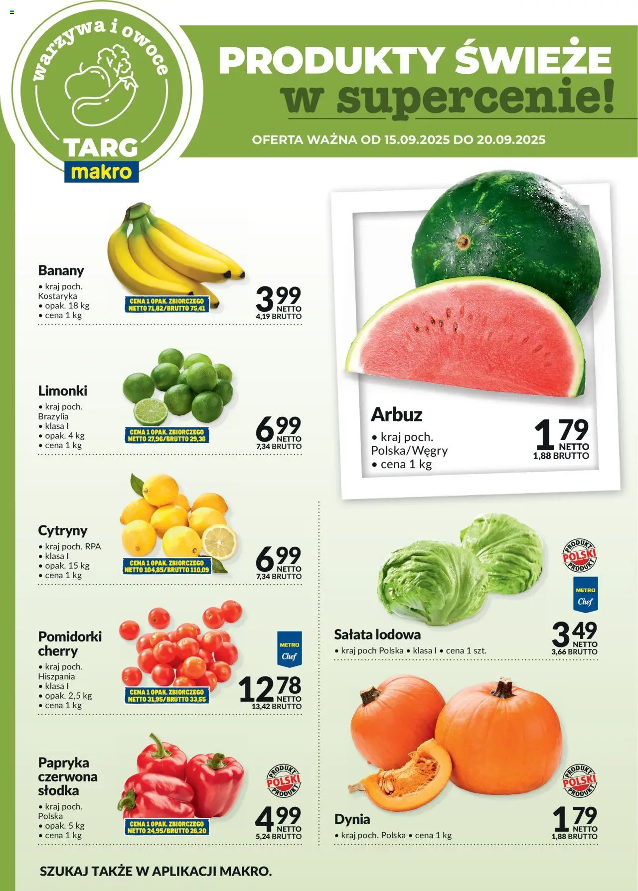 Makro Gazetka - Produkty świeże w supercenie od 15.09.2025 | Strona: 5