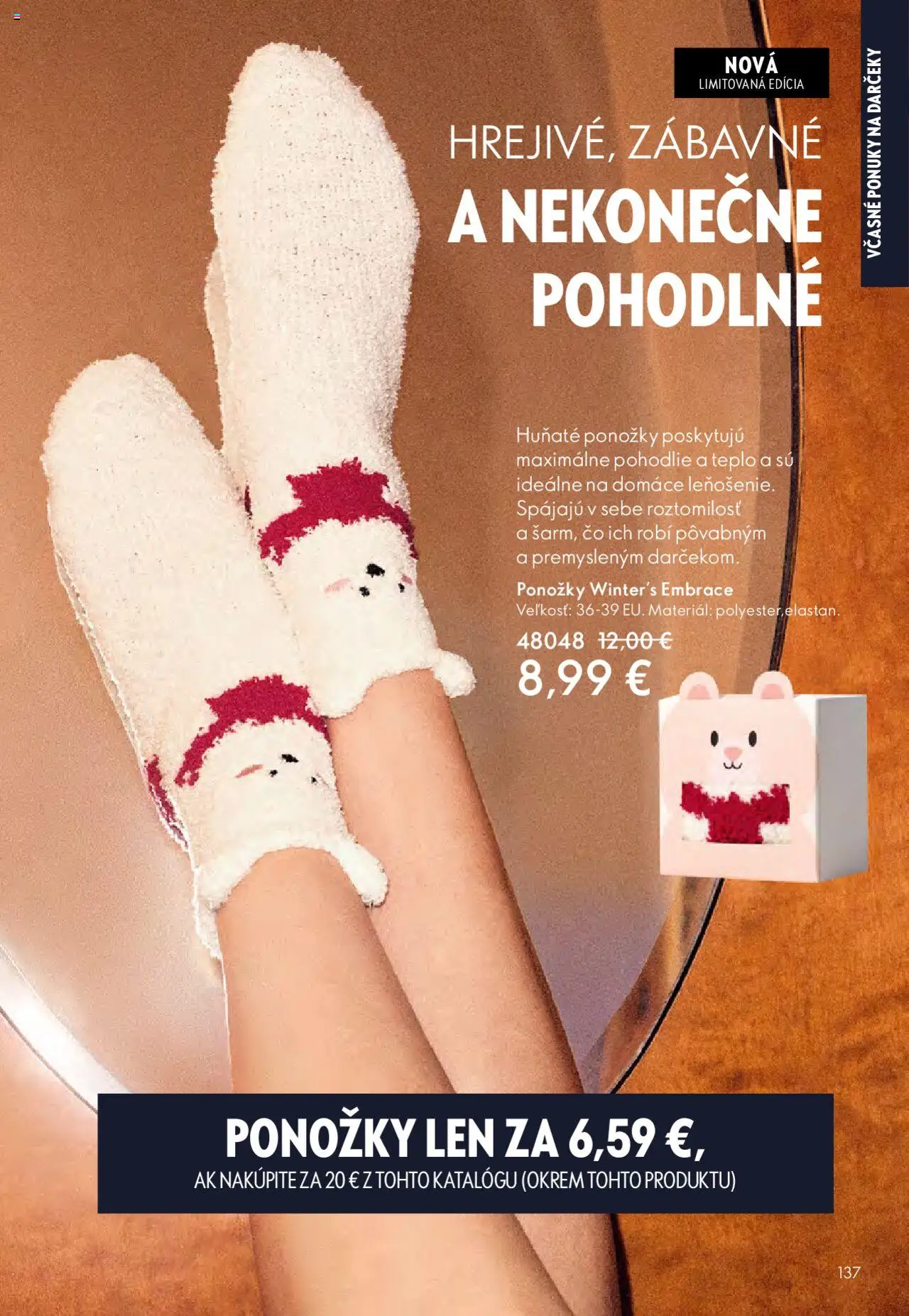 Nové Oriflame akcie – leták je platný od 22.10.2025 | Strana: 137 | Produkty: Ponožky