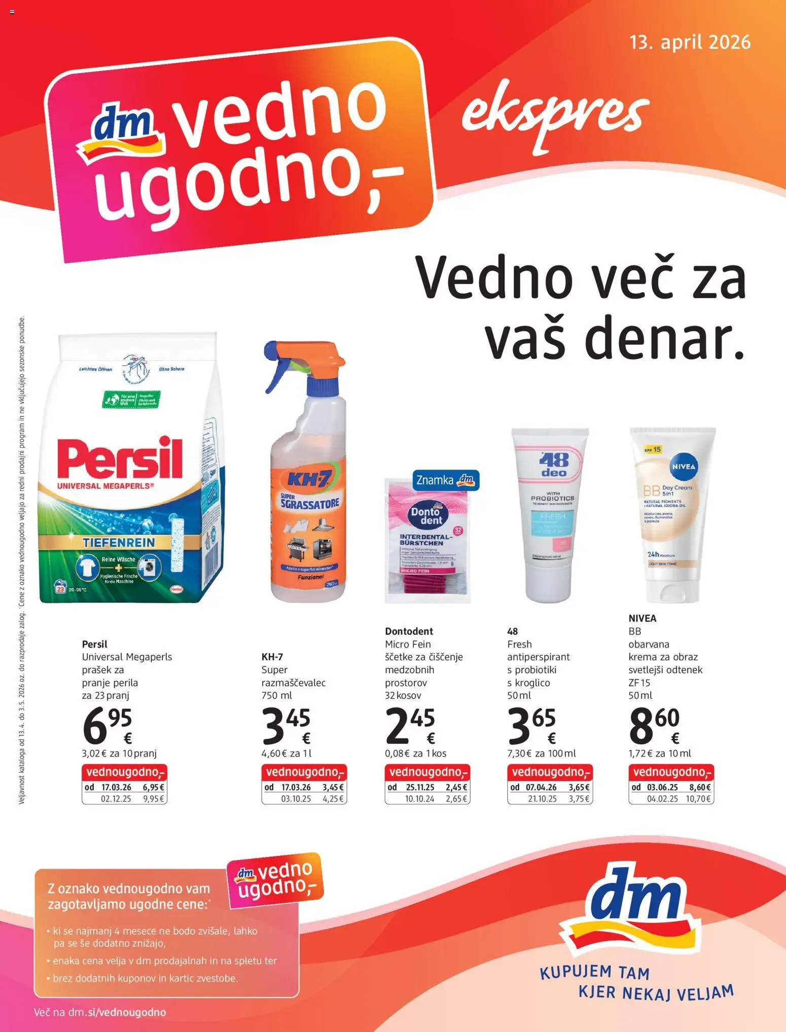 Novi DM Drogerie Markt katalog ponudbe – veljaven od 13.04.2026 | Stran: 1
