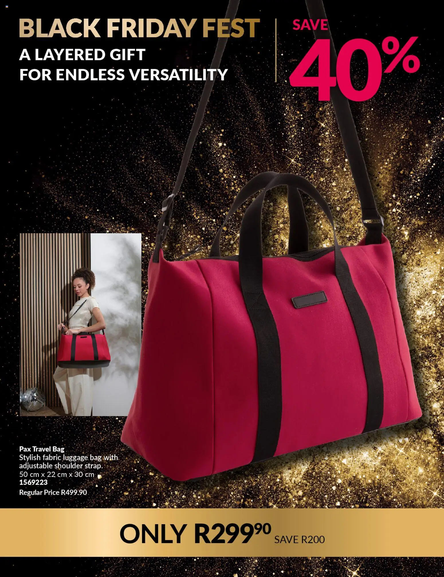 New Avon catalogue – valid from 28.11.2025 | Page: 30 | Products: Travel bag, Bag