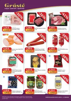 GRUSTE leidinys galioja nuo 21.03.2026 | Puslapis: 2 | Prekių: Agurkai, Kiaulienos, Majonezas, Dešra