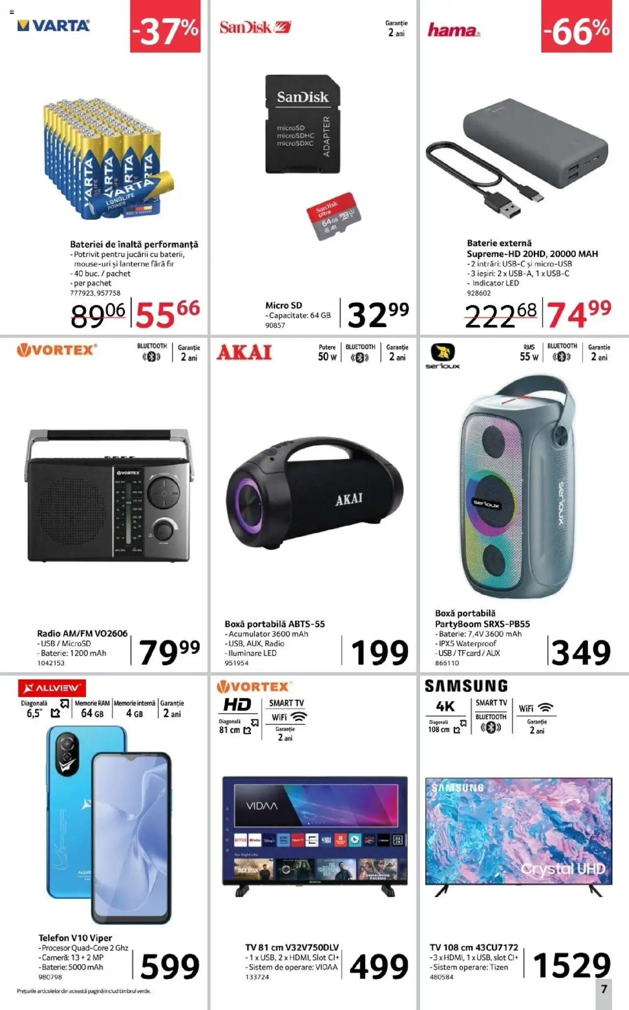 Noul catalog Selgros – valabil de la 17.10.2025 | Pagină: 7 | Produse: Memorie, Radio, Usb, Baterie