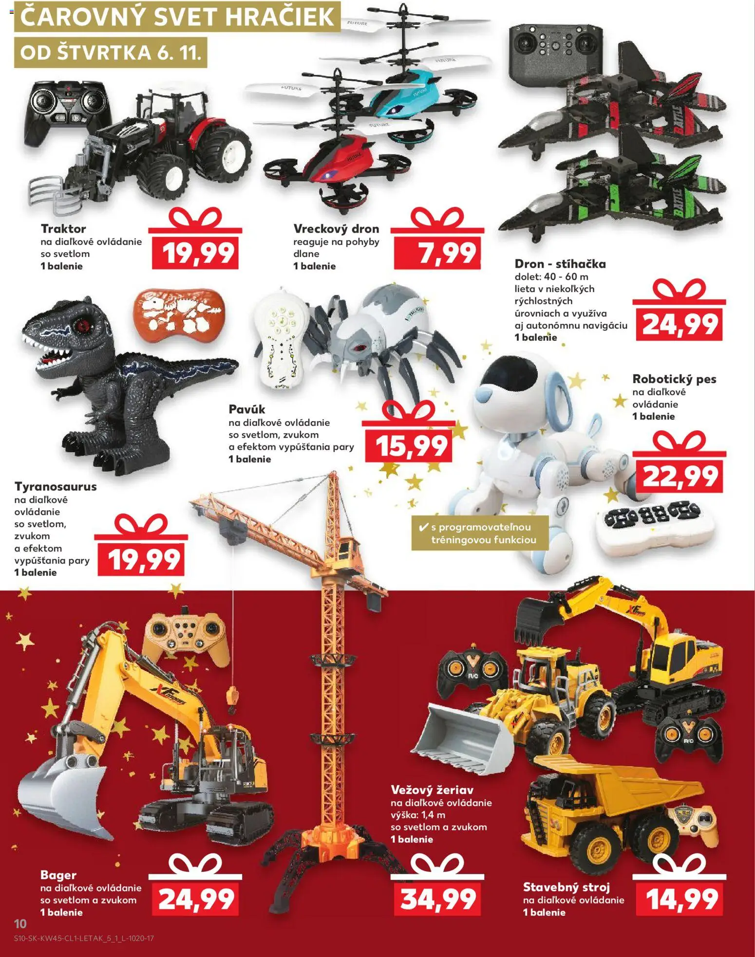 Kaufland SK akciós ujság - amely érvényes a következő dátumtól: 06.11.2025 | Oldal: 10 | Termékek: Drón, Só