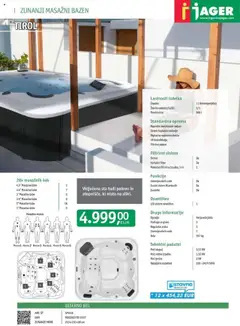 Jager katalog akcije – veljaven od 18.11.2024 | Stran: 38 | Izdelki: Bazen, Teza, Masažni bazen, Podloga
