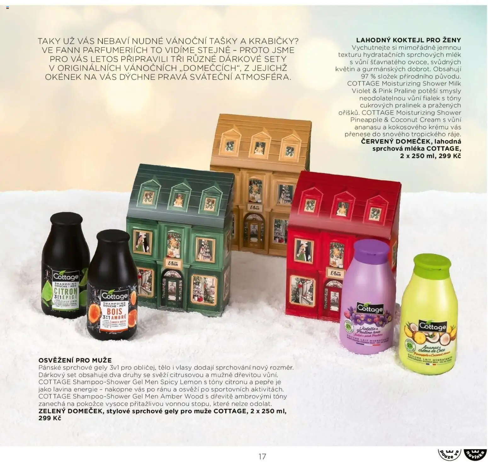 FAnn katalog Vánoce 2025 od 30.10.2025 | Strana: 17 | Produkty: Ananas, Krabičky, Tašky, Cottage
