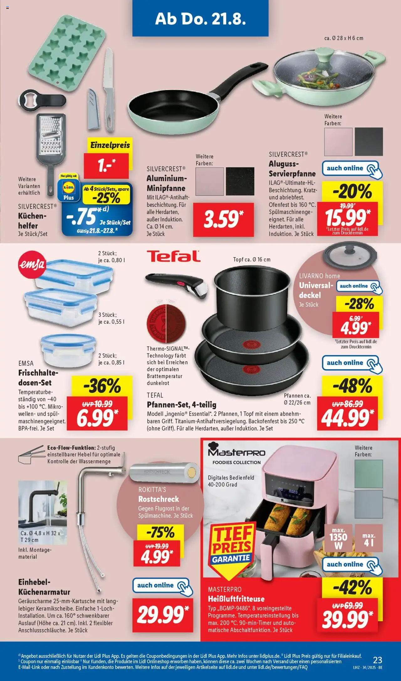 Lidl Prospekt Zossen	 - gültig ab dem 18.08.2025 | Seite: 37 | Produkte: Kuchen, Heißluftfritteuse