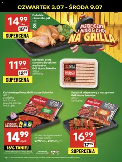 Delikatesy Centrum Gazetka - Sklepy Własne od 03.07.2025 | Strona: 18 | Produkty: Karkówka, Podudzie z kurczaka, Grill, Delikatesy