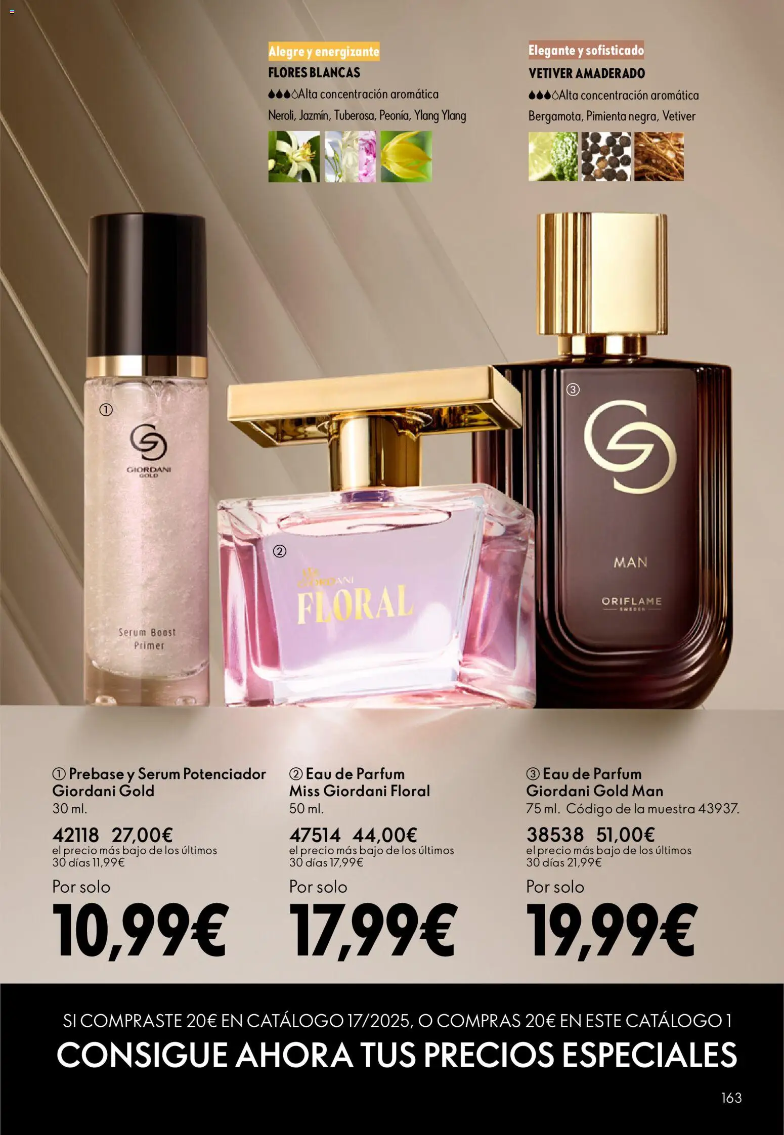 Oriflame - Catálogo Campaña 1 │ válido desde el 31.12.2025 | Página: 163 | Productos: Sérum, Eau de parfum