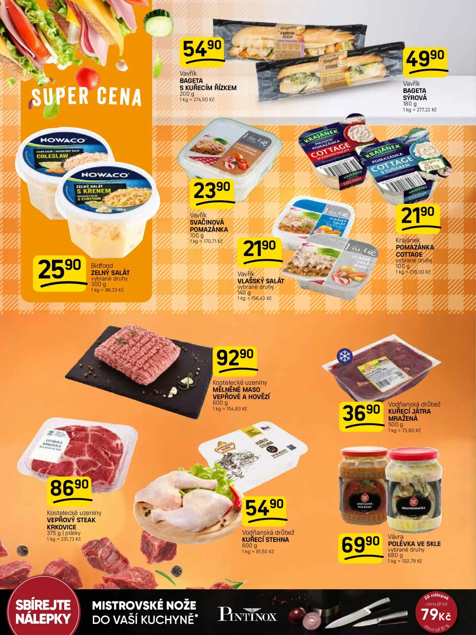 Flop leták od 29.04.2026 | Strana: 6 | Produkty: Hovězí, Nože, Maso, Cottage