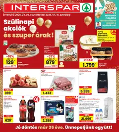 Interspar akciós újság - amely érvényes a következő dátumtól: 09.04.2026