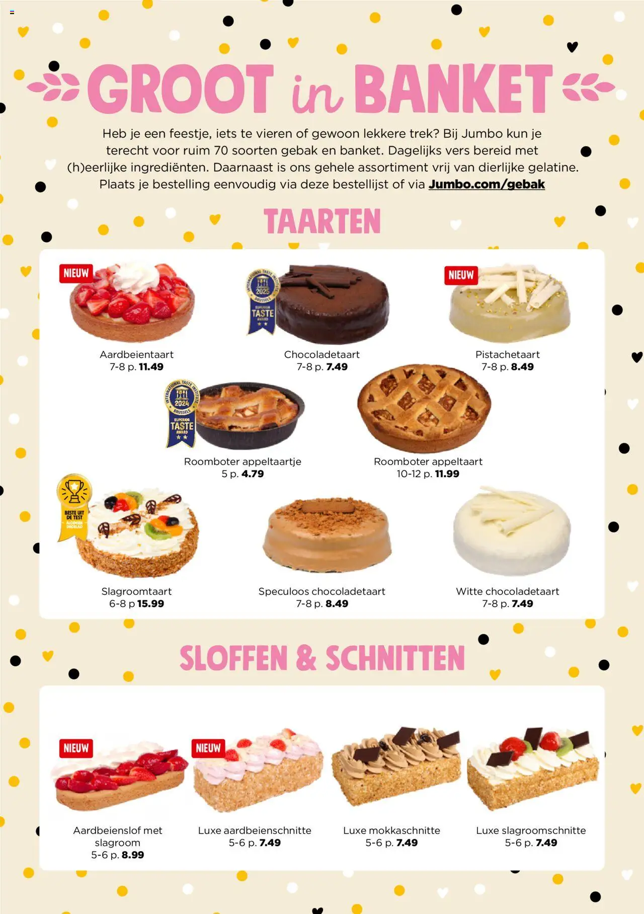  | Pagina: 2 | Producten: Slagroom, Appeltaart, Gebak, Taarten