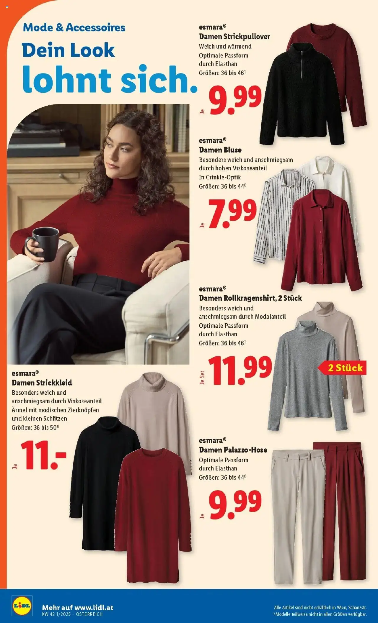 Lidl - Wien, Langenzersdorf, Zwettl gültig ab 09.10.2025 | Seite: 36 | Produkte: Bluse