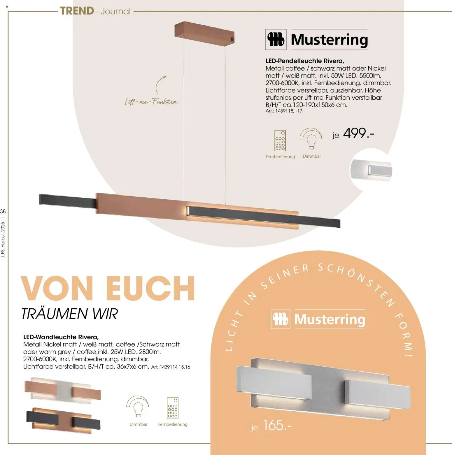 Zurbrüggen Trend-Journal Herbst – gültig ab 21.10.2025 | Seite: 38