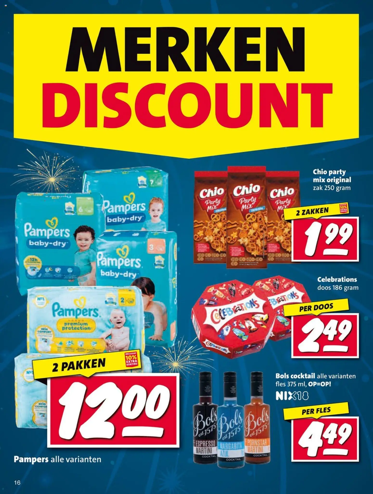 {H1} | Pagina: 16 | Producten: Fles, Zak, Pampers