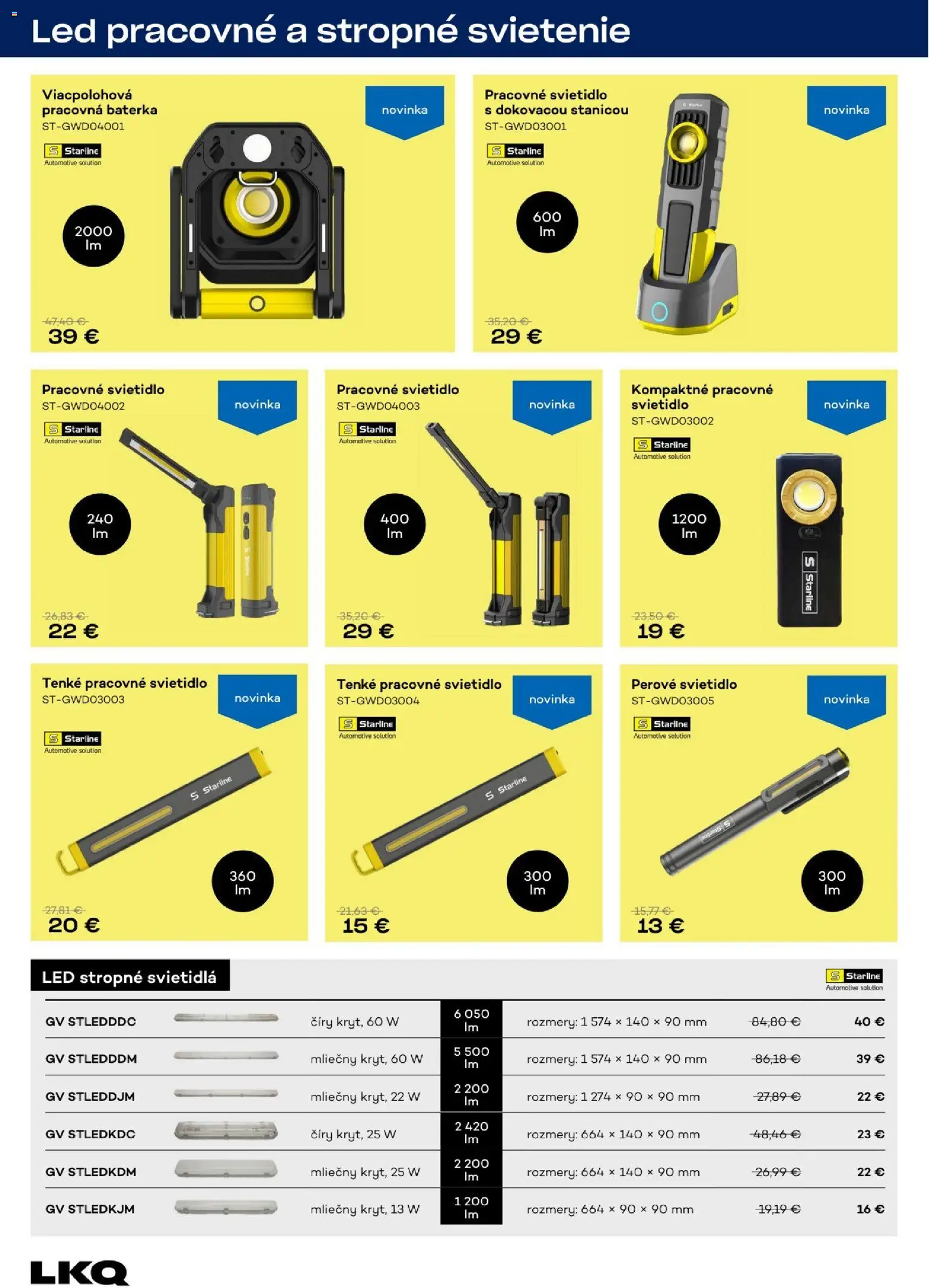 Nové Auto Kelly akcie – leták je platný od 09.03.2026 | Strana: 24 | Produkty: Svietidlá, Svietidlo, Led