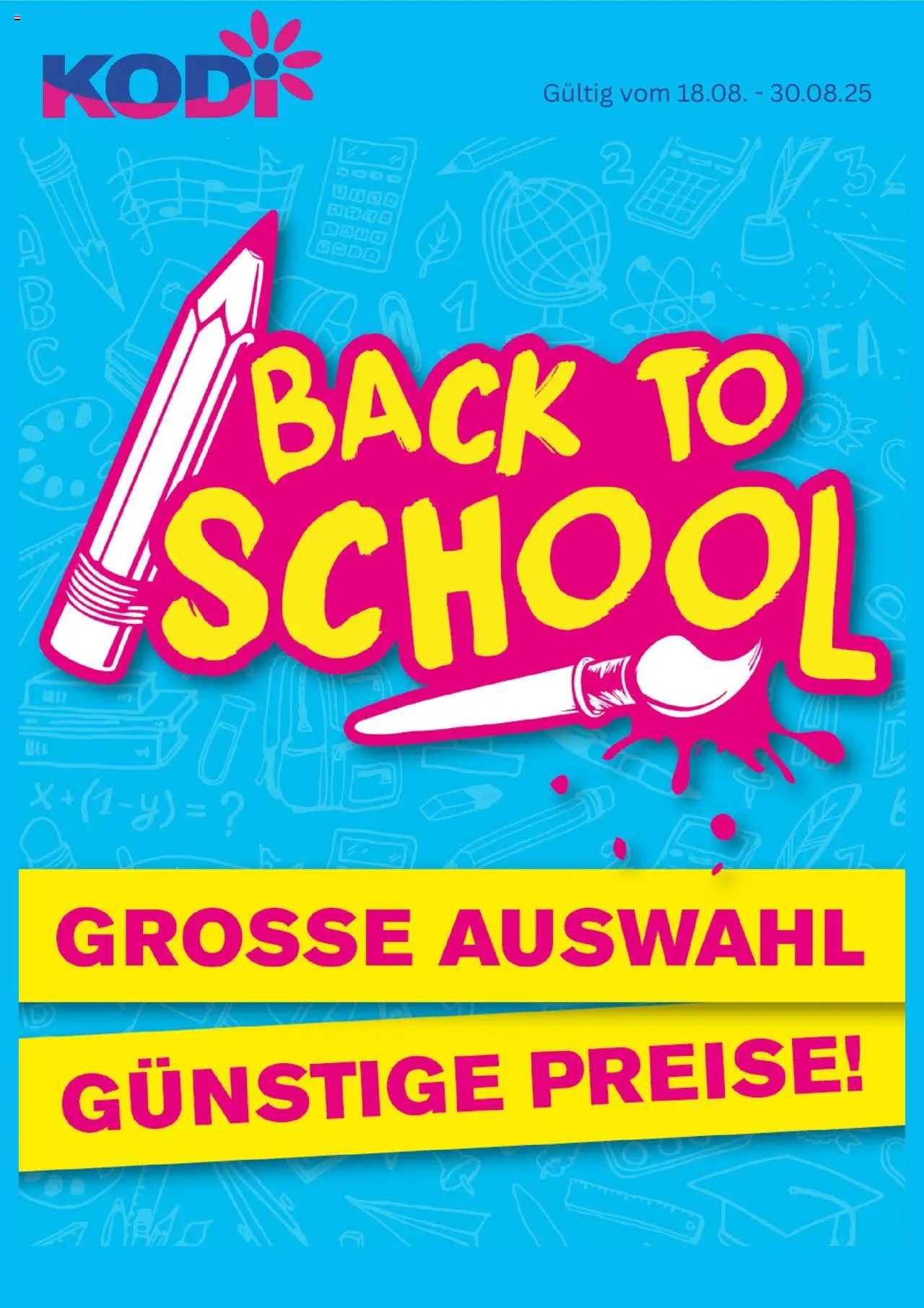 KODi Back to school - gültig ab dem 18.08.2025 | Seite: 1