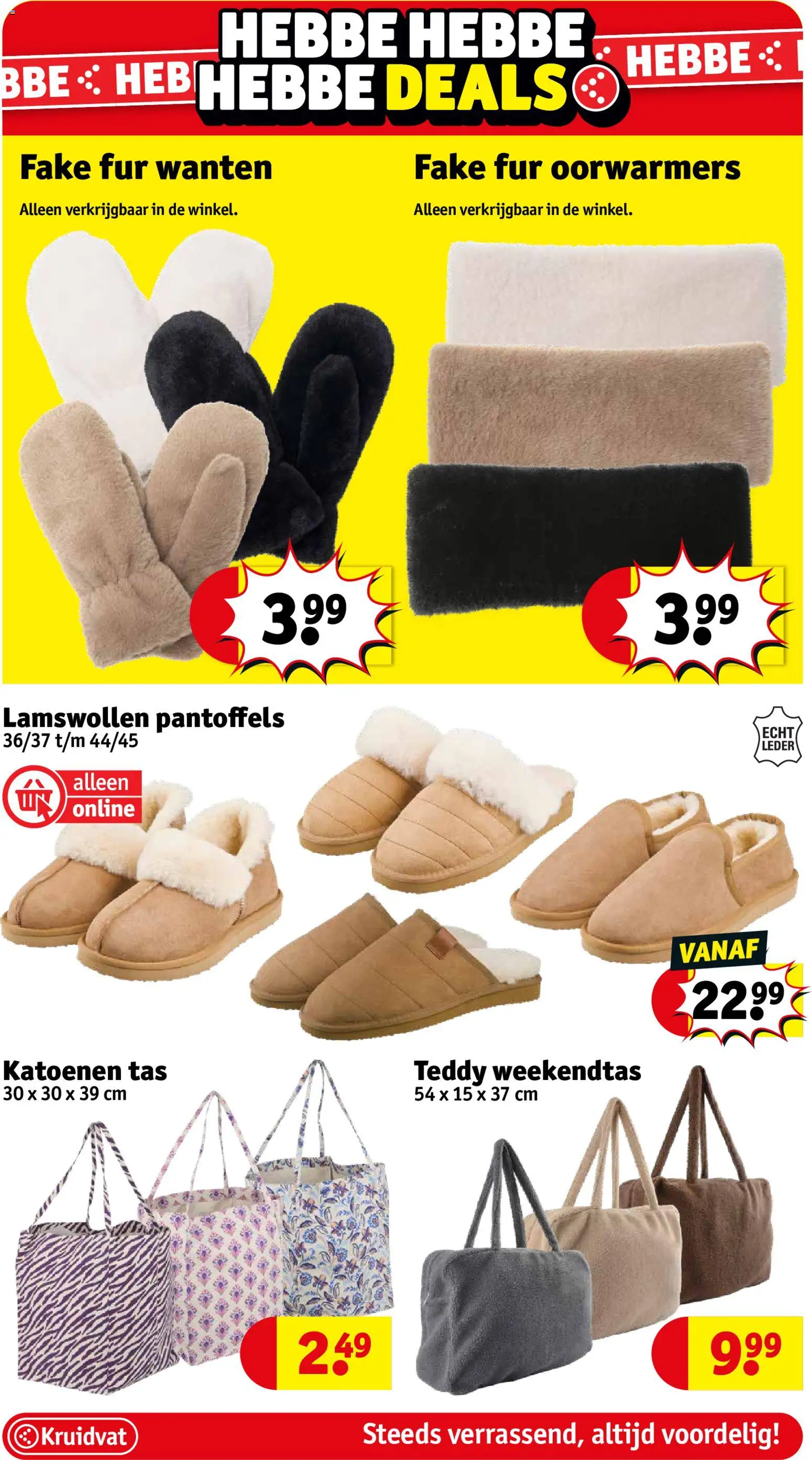 {H1} | Pagina: 57 | Producten: Slippers, Tas