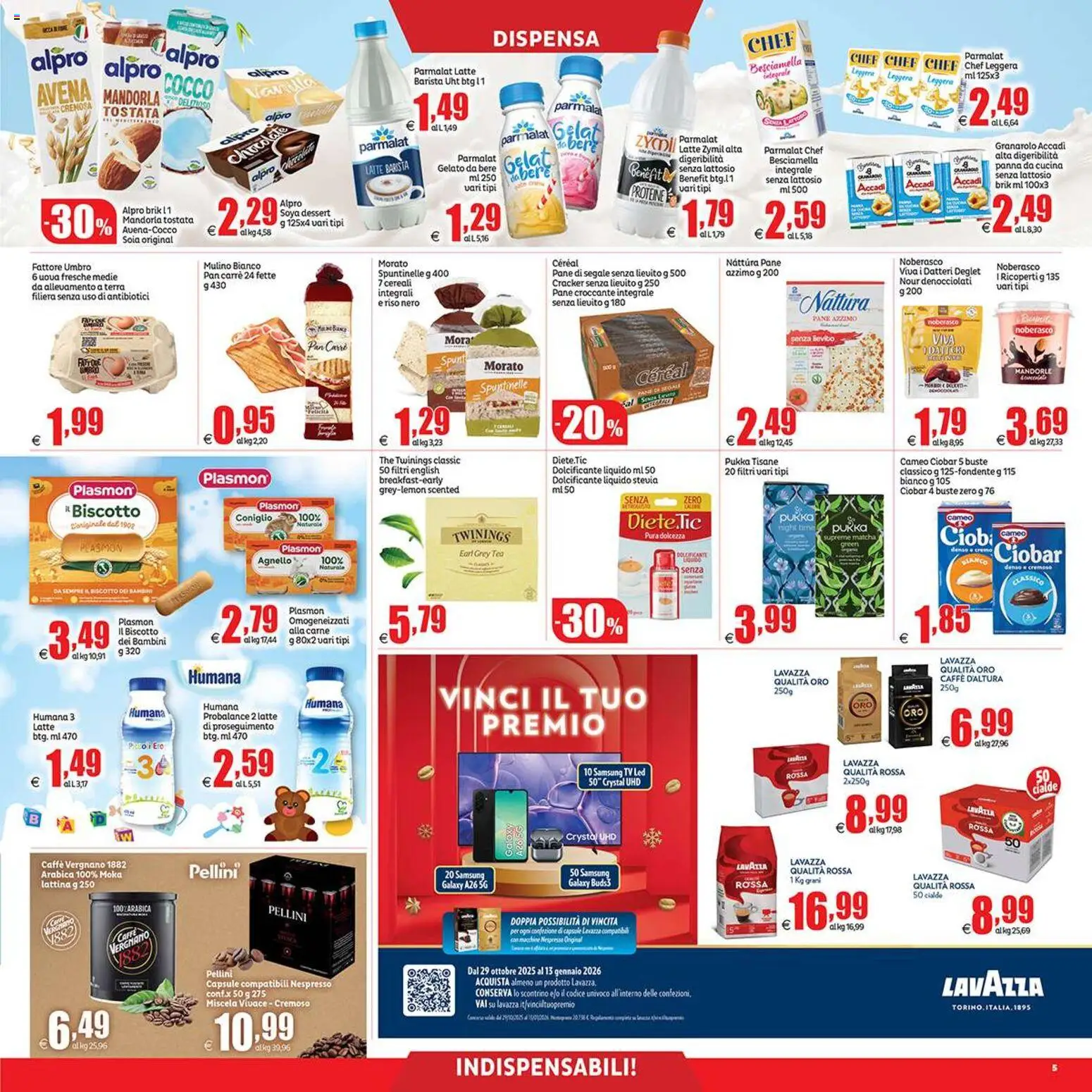 Volantino Elite Supermercati del 28.11.2025 | Pagina: 5 | Prodotti: Stevia, Uova, Gelato, Mandorle
