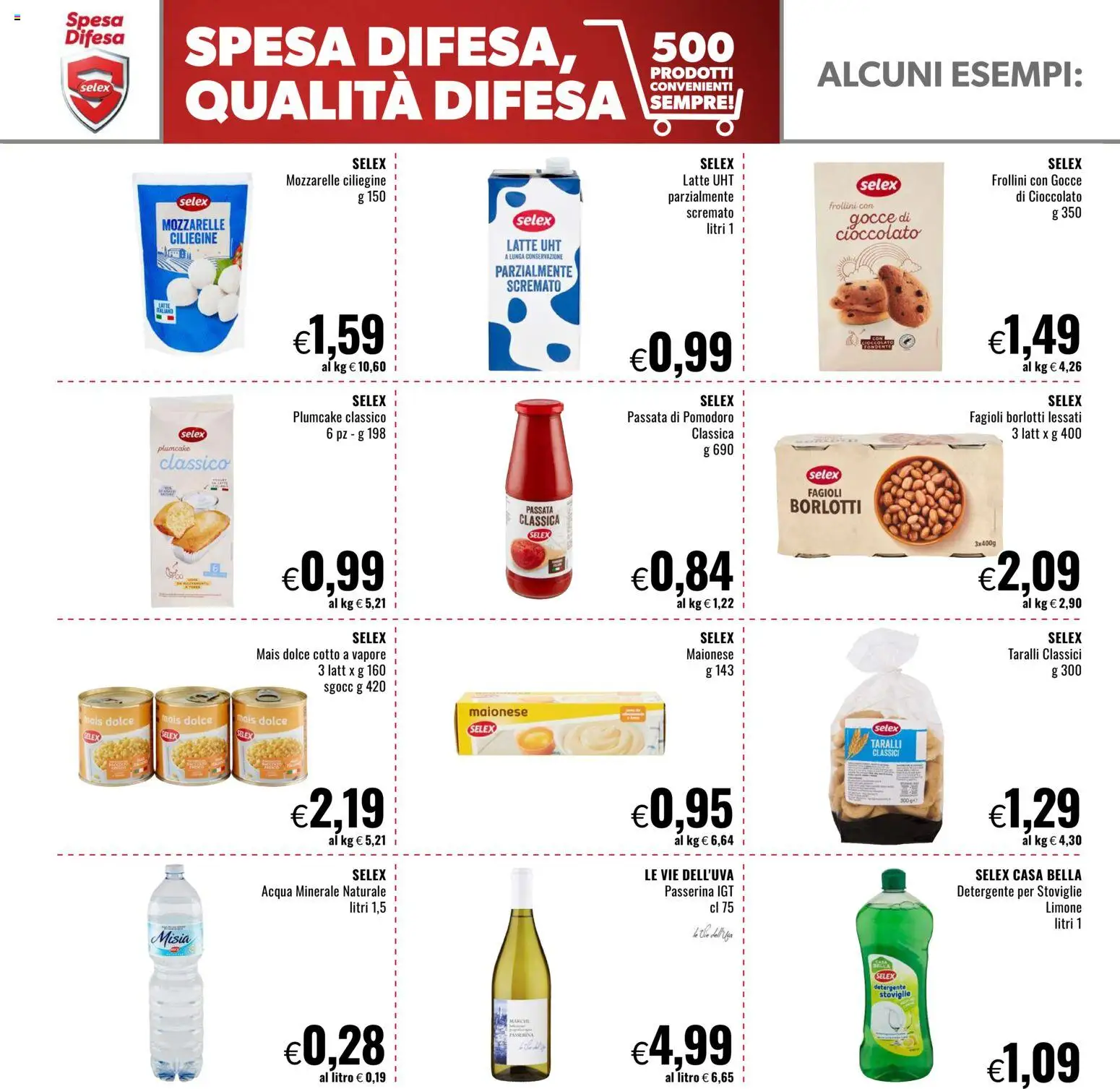 Volantino Famila del 08.01.2026 | Pagina: 18 | Prodotti: Fagioli, Passata di pomodoro, Taralli, Plumcake