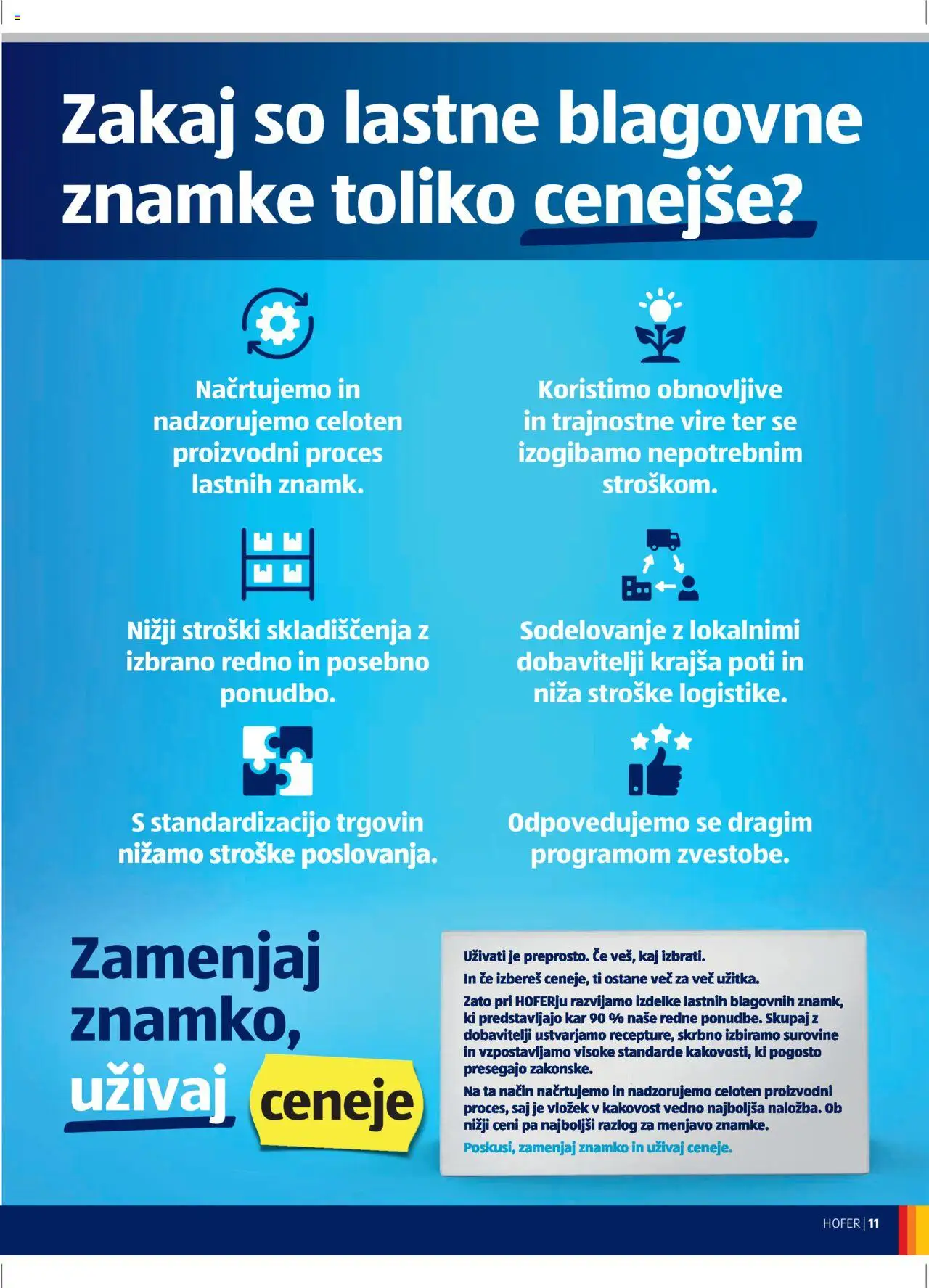 Hofer SI katalog | vrijedi od 11.09.2025 | Stranica: 11