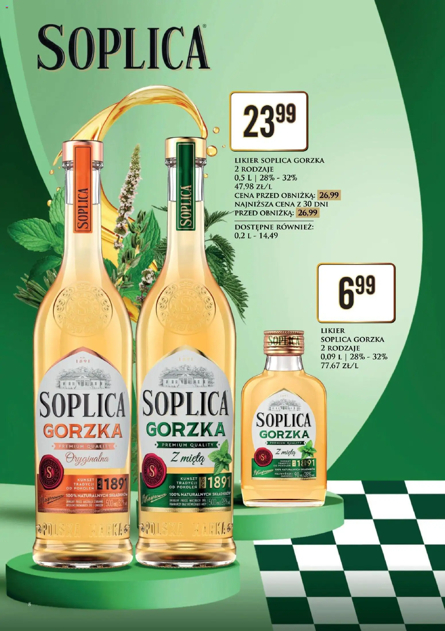 Dino Gazetka alkoholowa od 27.02.2026 | Strona: 9 | Produkty: Mięta