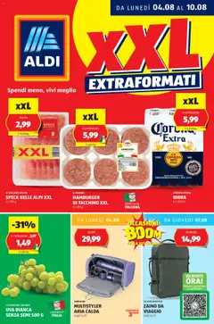Anteprima del volantino Volantino Aldi	 valido a partire dal 04.08.2025