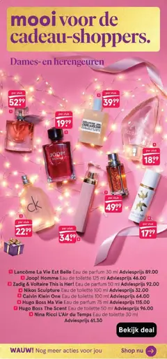 Joop! Homme Eau de toilette, 125 ml Adviesprijs 46.00 - Voorbeeld van een folder van Etos, geldig van 15.12.2025 | Pagina: 24