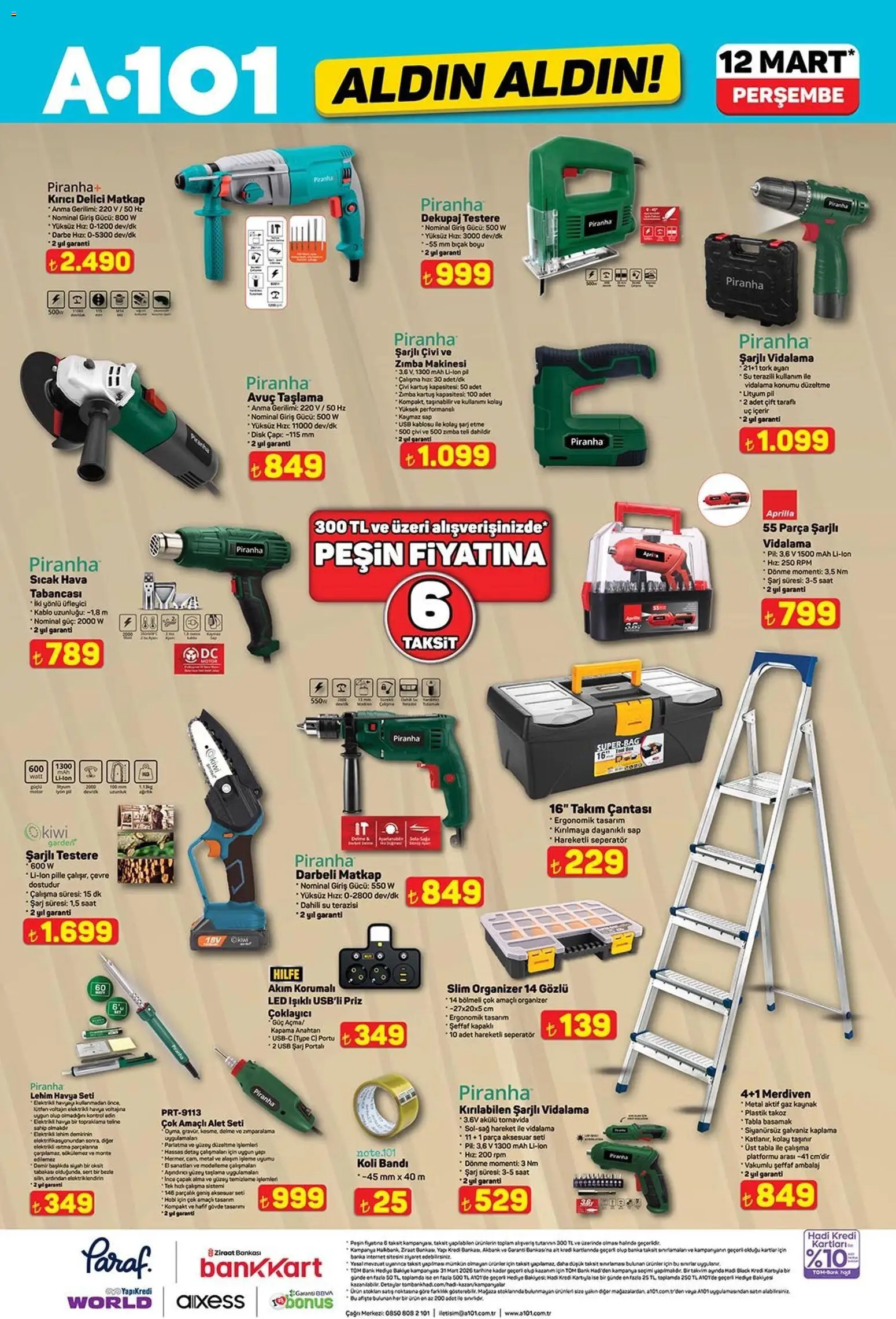 A101 - Katalog Aldın Aldın - 12.03.2026 tarihinden itibaren geçerlidir | Sayfa: 10 | Ürünler: Priz, Saat, Disk, USB