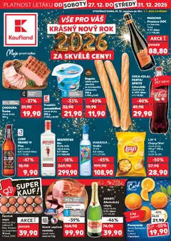 Náhled letáku Kaufland leták - Plzeň Bory od 27.12.2025