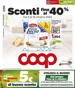 Anteprima del volantino Volantino COOP	 valido a partire dal 02.10.2025
