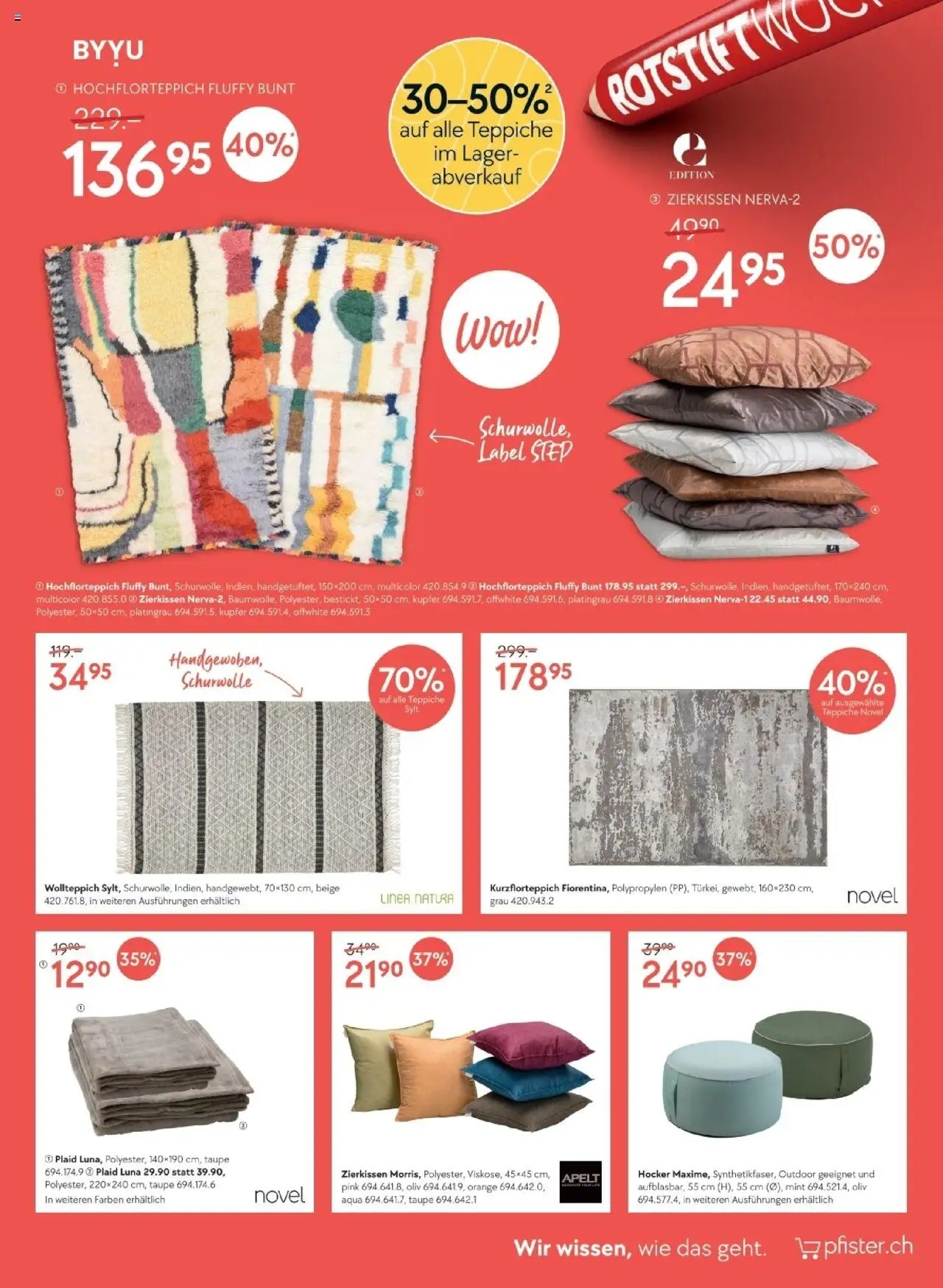Pfister - Prospekt Rotstift 3 DE ab 29.07.2025 | Seite: 9 | Produkte: Hocker