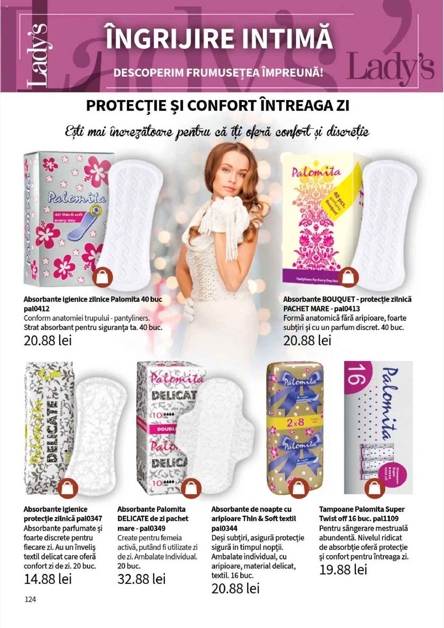 Noul catalog Lady’s – valabil de la 10.11.2025 | Pagină: 126 | Produse: Parfum, Absorbante, Tampoane