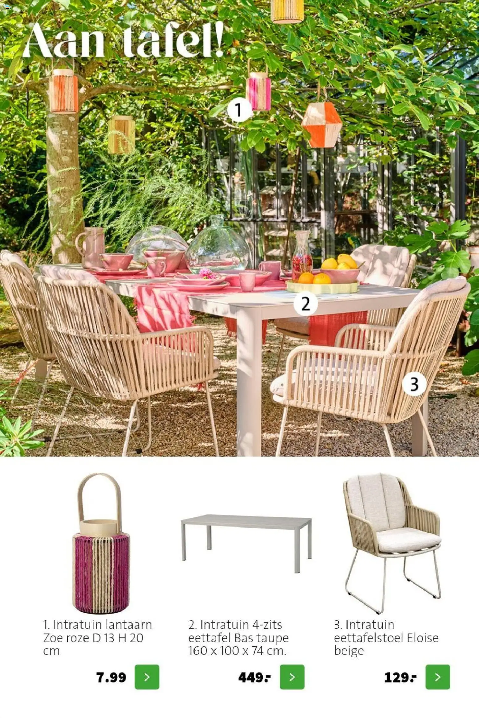 {H1} | Pagina: 12 | Producten: Lantaarn, Tafel