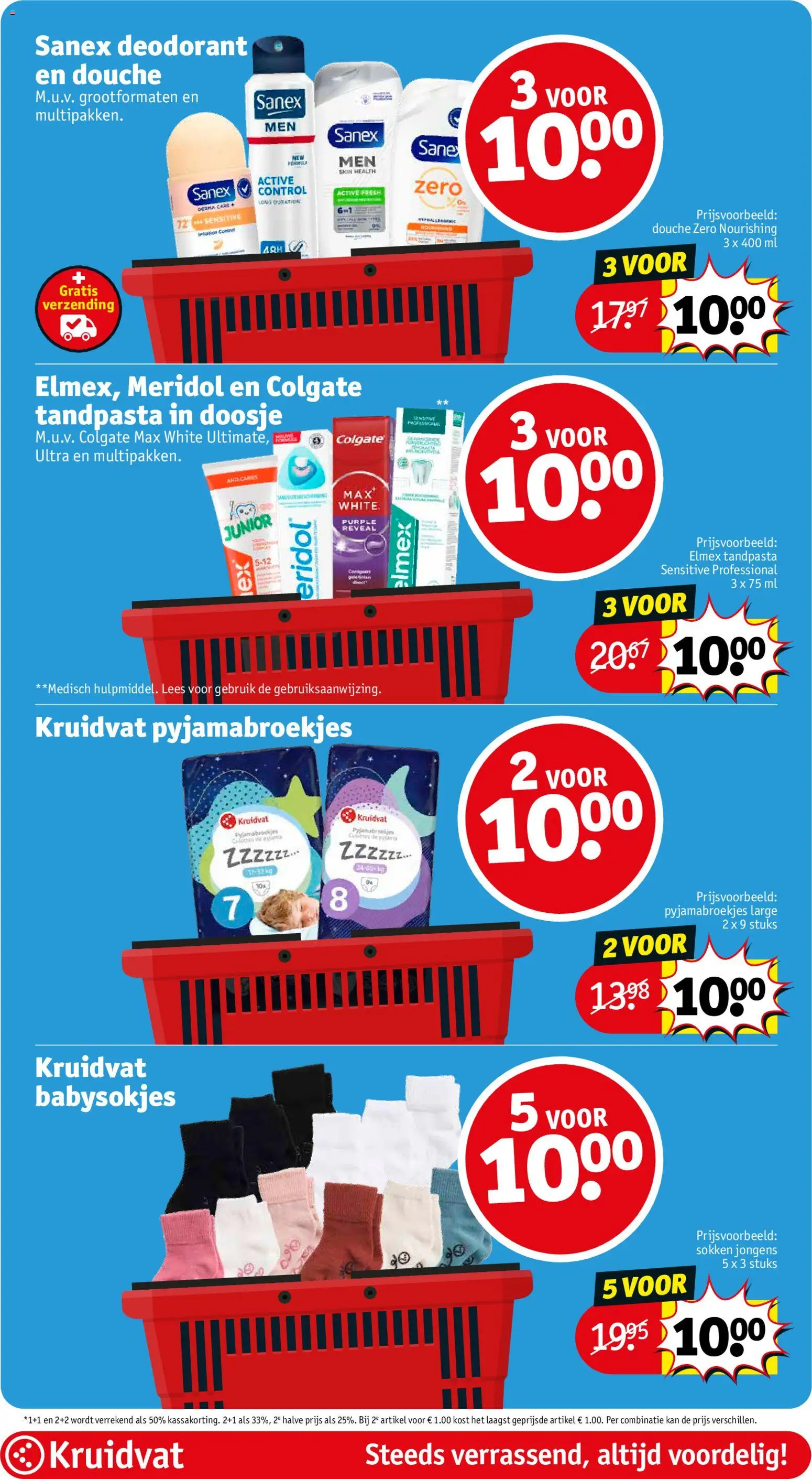 {H1} | Pagina: 9 | Producten: Deodorant, Sokken, Kan, Douche