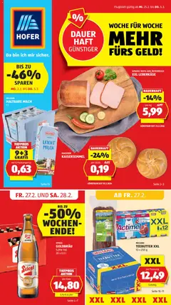 Hofer Flugblatt ab 25.02.2026 gültig